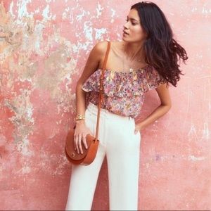 Sézane Adelie Floral blouse Sz 36